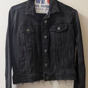 Zara Women’s Black Denim Jacket